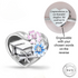 Engraved Graduation 2025 Charm 925 Sterling Silver- Personalised - fits Pandora