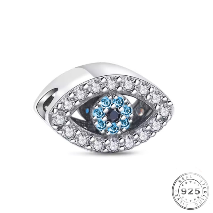 Evil Eye Charm 925 Sterling Silver - fits pandora