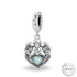 Guardian Angel Charm 925 Sterling Silver & Opal ( fits pandora