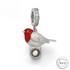 Red Robin Charm Genuine 925 Sterling Silver - Guardian Angel fits Pandora