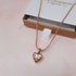 Engraved Self-Fill Ashes Small Heart Urn Necklace Silver or Rose Gold - also fits pandora bracelets