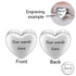 Engraved Heart Charm Genuine 925 Sterling Silver (fits Pandora ) Personalised Gift Mum Daughter Wife Niece Sister Cousin Granddaughter