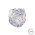 Flowers & Butterfly Charm 925 Sterling Silver purple ( fits pandora )