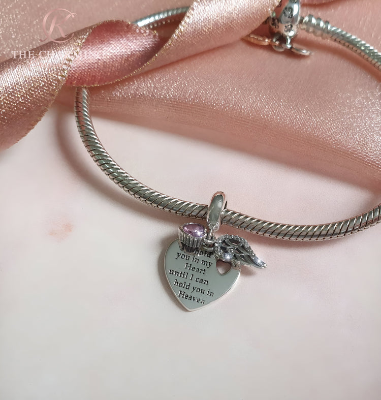 Angel Wings Charm 925 Sterling Silver