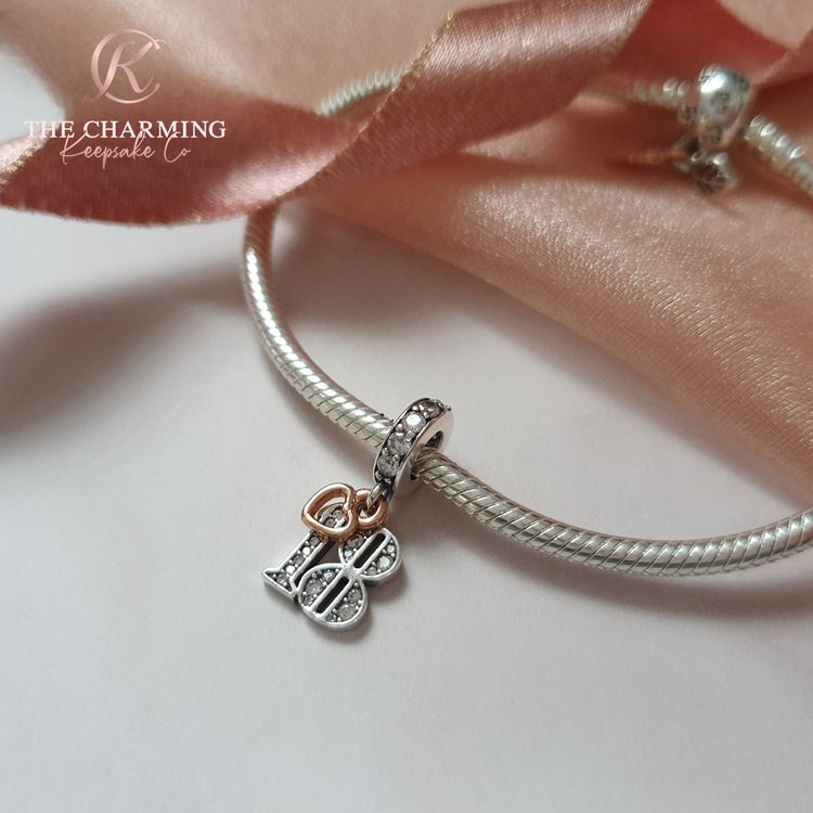 18th Celebration Pendant Charm