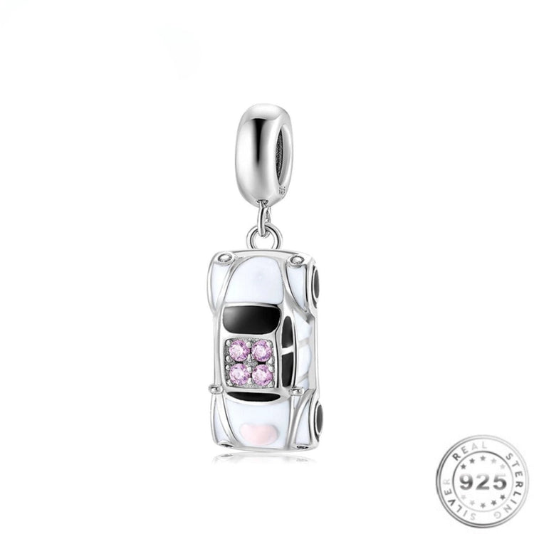 Car Charm fits pandora passed driving test 925 Sterling Silver