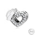 Nurse Heart Charm 925 Sterling Silver fits pandora