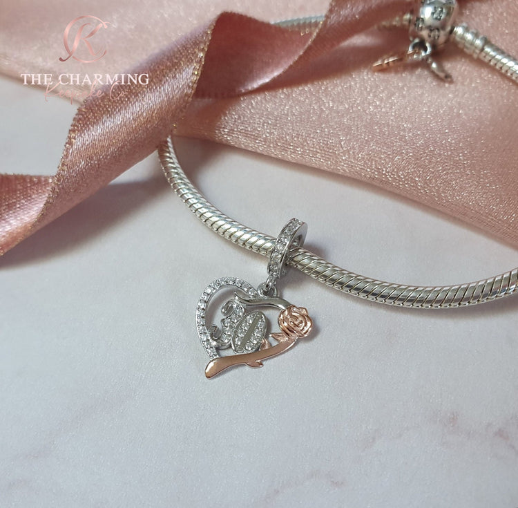 30th Birthday Sterling Silver Charm