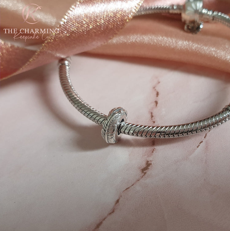925 Sterling Silver Spacer Charm