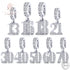 13th, 16th, 18th, 21st, 30th, 40th, 50th, 60th or 70th Birthday Years Charm 925 Sterling Silver fits Pandora bracelet