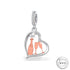 Wedding Gift Charm 925 Sterling Silver Fits Pandora bracelets