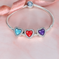 Cendres gravées et breloque coeur en résine en argent sterling 925