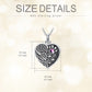 Pet Dog / Cat Cremation Ashes Paw Angel Wing Urn Necklace 925 Sterling Silver - Add your own photo