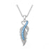 Ashes & Resin Feather Necklace 925 Sterling Silver - Memorial