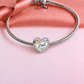 Papa-Herz-Charm aus 925er Sterlingsilber – „I Love You to the Moon &amp; Back“.