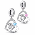 Pandora fitting Precious Baby Girl OR Boy Charm 925 Sterling Silver - Pink or Blue