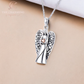 Guardian Angel Cremation Ashes Urn Necklace 925 Sterling Silver & Rose Gold