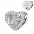 Pandora fitting Cat Memorial Charm 925 Sterling Silver - Forever in my heart