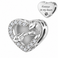 Pandora fitting Cat Memorial Charm 925 Sterling Silver - Forever in my heart