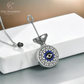 Evil Eye Cremation Ashes Urn Necklace 925 Sterling Silver - Always In My Heart