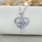 Pet Dog / Cat Cremation Ashes Blue Paw Urn Necklace 925 Sterling Silver