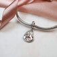 Horse Charm 925 Sterling Silver and Rose Gold