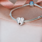 Big Sister & Little Sister Heart Charm 925 Sterling Silver - Love You To The Moon