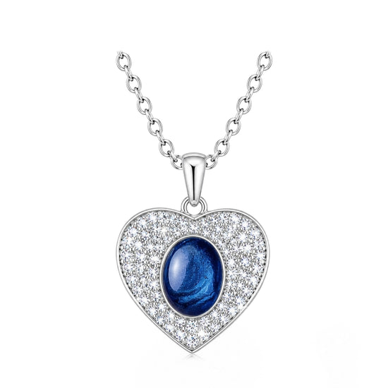 Ashes & Resin Crystal Necklace 925 Sterling Silver - Memorial