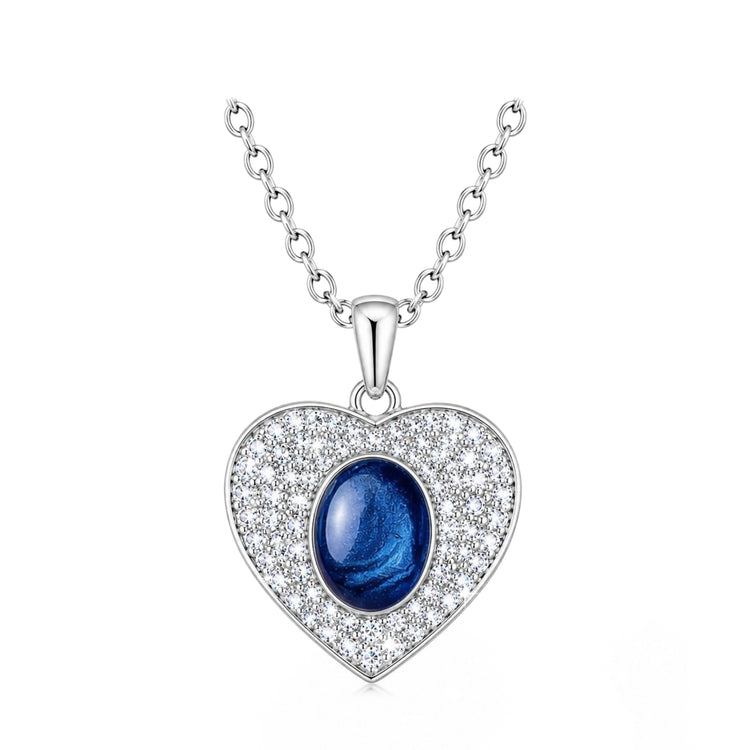 Ashes & Resin Crystal Necklace 925 Sterling Silver - Memorial