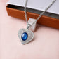 Ashes & Resin Crystal Necklace 925 Sterling Silver - Memorial
