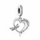Pandora fitting She Believed She Could So She Did Charm 925 Sterling Silver Graduation Gift / GCSE&