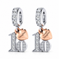 Pandora fitting 18th Birthday Charm 925 Sterling Silver Personalised Daughter or Granddaughter