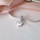 Wife Heart Charm 925 Sterling Silver - Forever Love