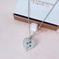 Engraved Dandelion and Butterflies Cremation Ashes Urn Necklace Silver