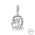 Mother of Bride Charm 925 Sterling Silver Wedding (fits Pandora)