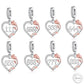 Angel Numbers Charm 925 Sterling Silver - 333 , 666 , 777  ( fits pandora )