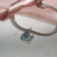 Engraved Heart Dangle Charm 925 Sterling Silver - Personalised with your text