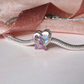 Purple Awareness Ribbon Charm 925 Sterling Silver