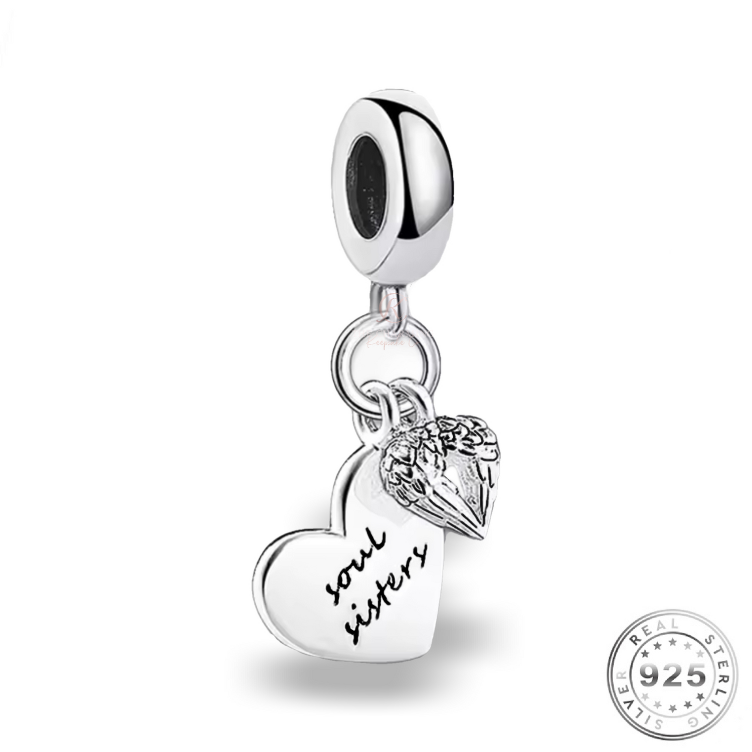 Soul Sisters Charm 925 Sterling Silver fits Pandora