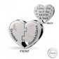 Grandma & Grandchildren / Granddaughter Charm 925 Sterling Silver - Love You To The Moon fits Pandora