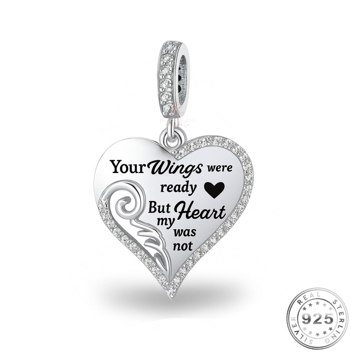 Memorial Jewelry Necklace Your wings were ready but my heart Memorial Jewelry Necklace Your wings were ready but my heart