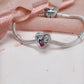 Mum and Baby Charm 925 Sterling Silver - New Baby Girl