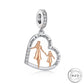 Mum & Daughter Charm 925 Sterling Silver - Best Friends fits Pandora