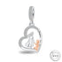 Daughter I Love You Charm 925 Sterling Silver - Mum & Daughter fits Pandora