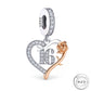 16th Birthday Charm 925 Sterling Silver & Rose Gold fits Pandora