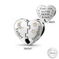 Pandora fitting Father & Daughter Heart Charm 925 Sterling Silver - Love You To The Moon Dad