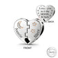 Pandora fitting Auntie & Niece Heart Charm 925 Sterling Silver - Love You To The Moon