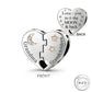 Grandma & Grandchildren Heart Charm 925 Sterling Silver - Love You To The Moon Granddaughter fits Pandora