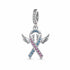 Pandora fitting Baby / Infant Loss Awareness Ribbon Charm 925 Sterling Silver - Miscarriage 