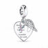 Pandora fitting baby loss / miscarriage Mummy Of An Angel Angel Wings Charm 925 Sterling Silver